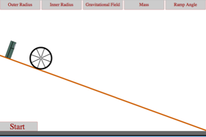 Disk Rolling Down Incline Lab