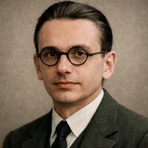Kurt Gödel portrait