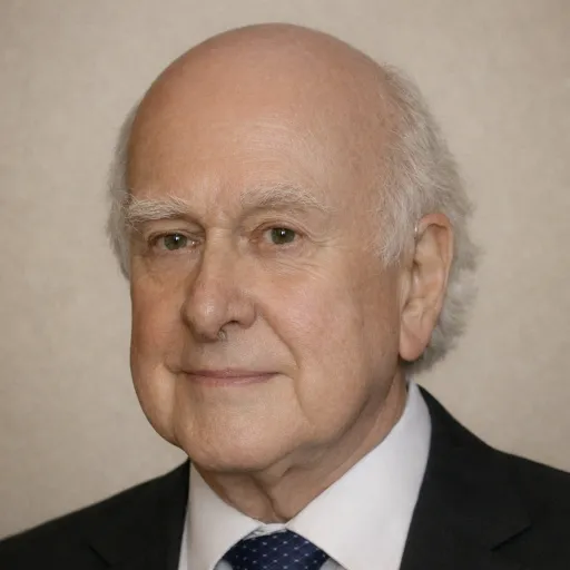 Peter Higgs portrait