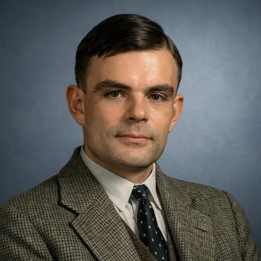 Alan Turing portrait